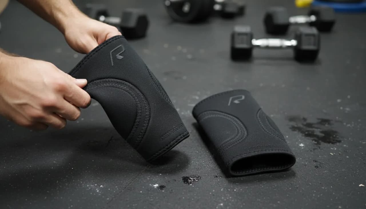 Gym elbow sleeves are essential accessories for lifting Cover