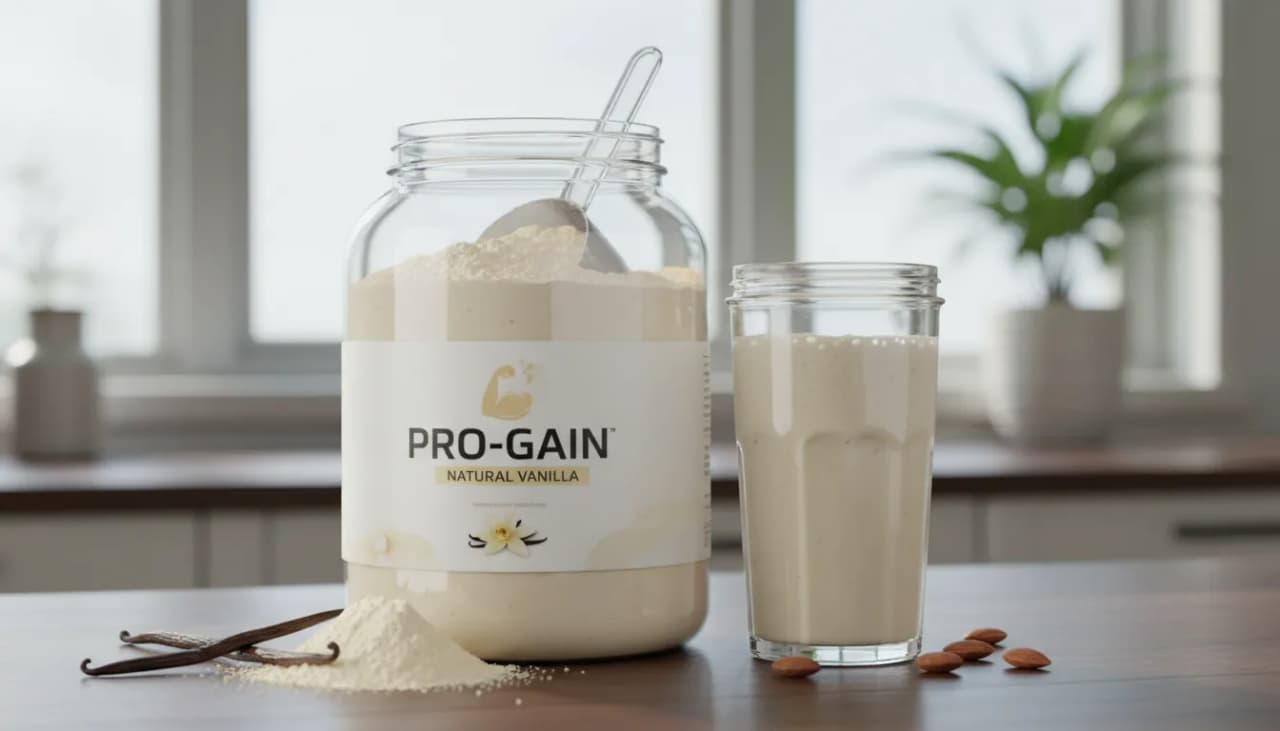Protein powder is a dietary supplement designed for athletes Cover
